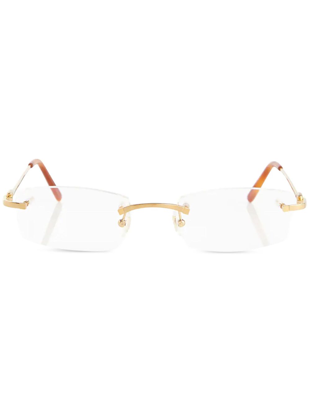 Cartier Eyewear C Décor square glasses