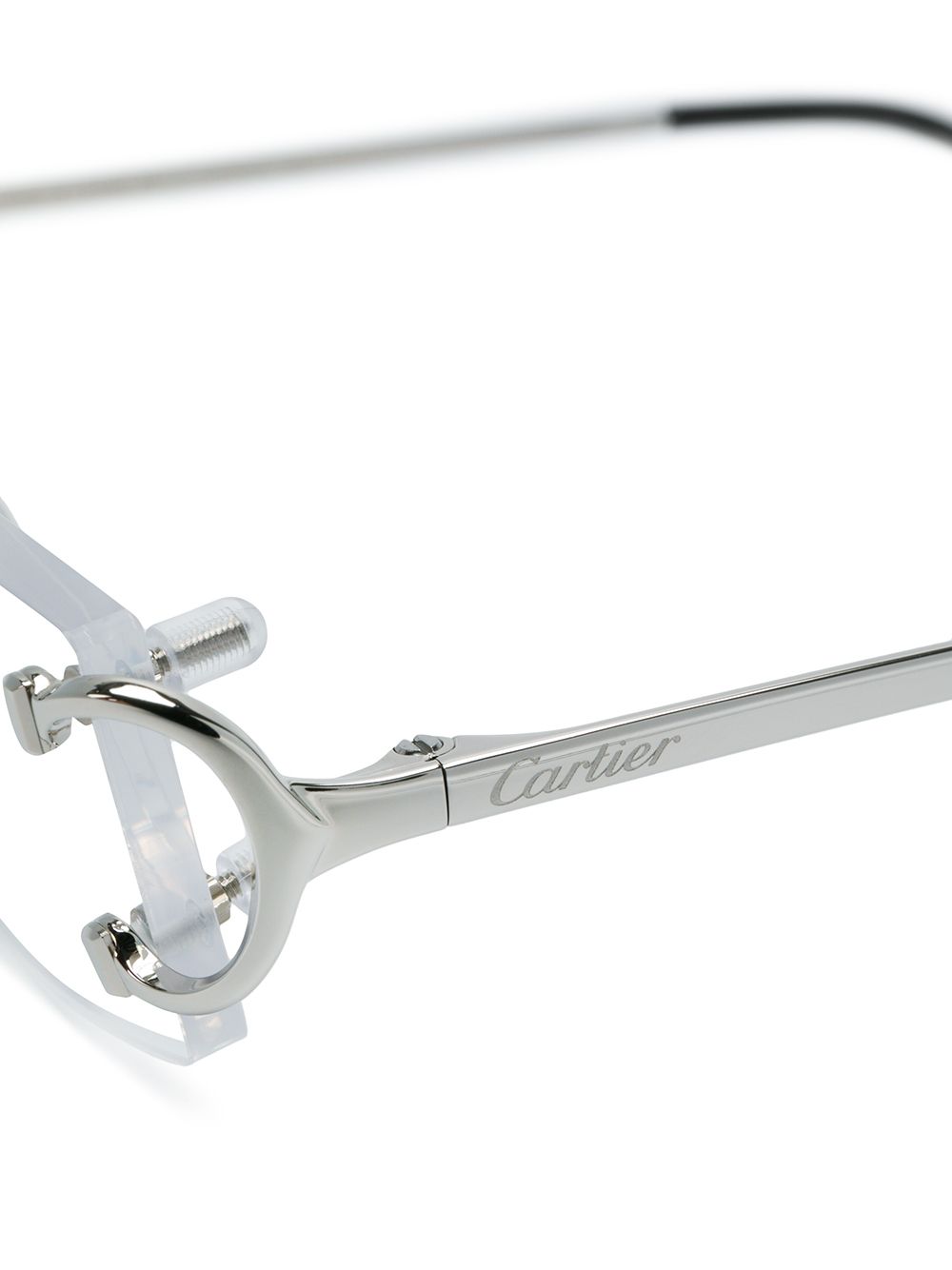 Cartier Eyewear frameless square glasses