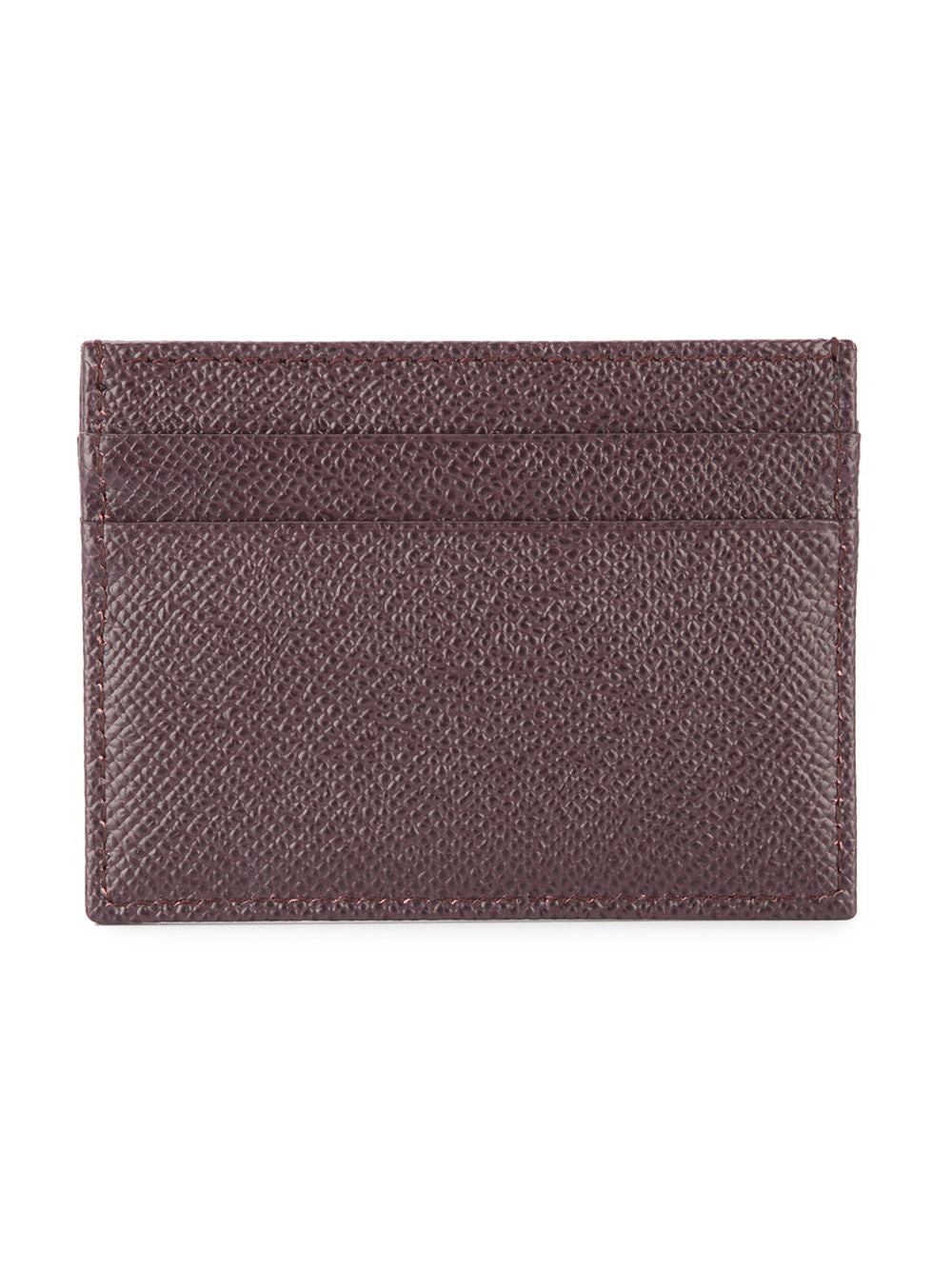 Dolce & Gabbana logo-tag leather card holder