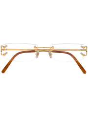 Cartier Eyewear rectangular frame glasses