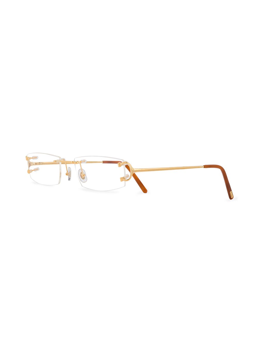 Cartier Eyewear rectangular frame glasses