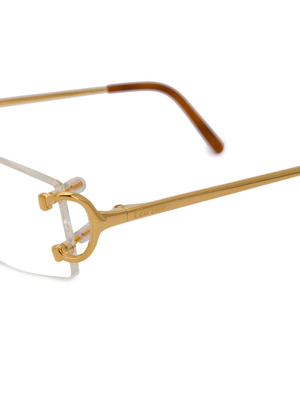 Cartier Eyewear rectangular frame glasses