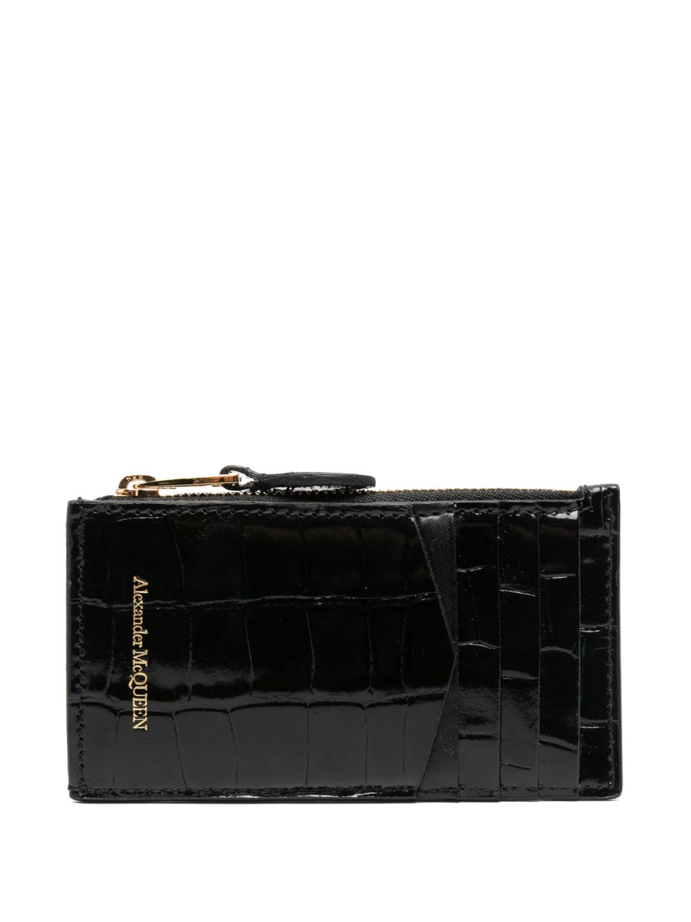 Alexander McQueen Skull flat zip purse