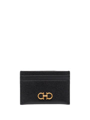 Ferragamo Gancini leather card holder