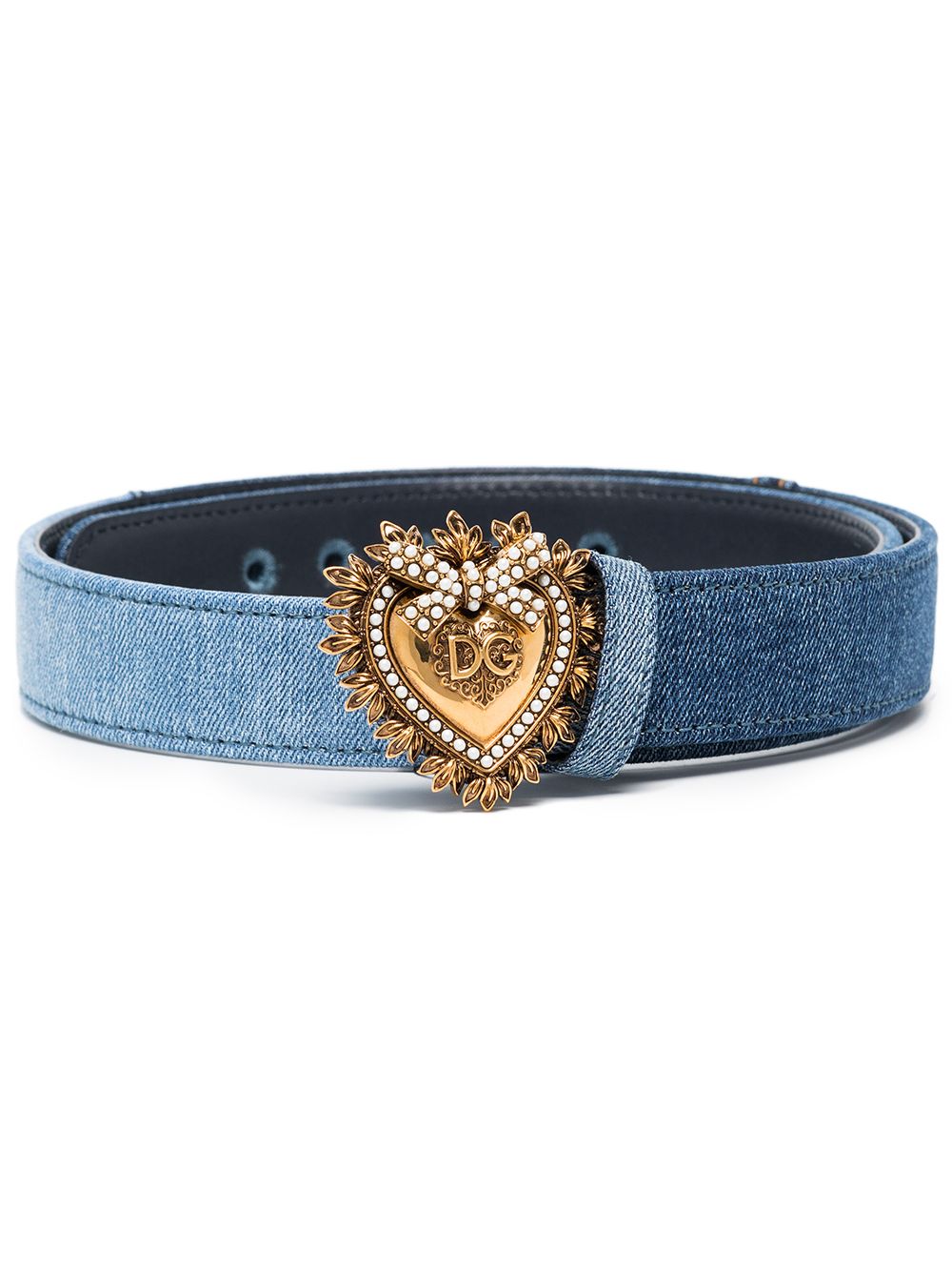 Dolce & Gabbana Devotion denim belt