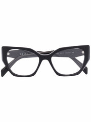 Prada Eyewear cat eye-frame logo-embossed glasses