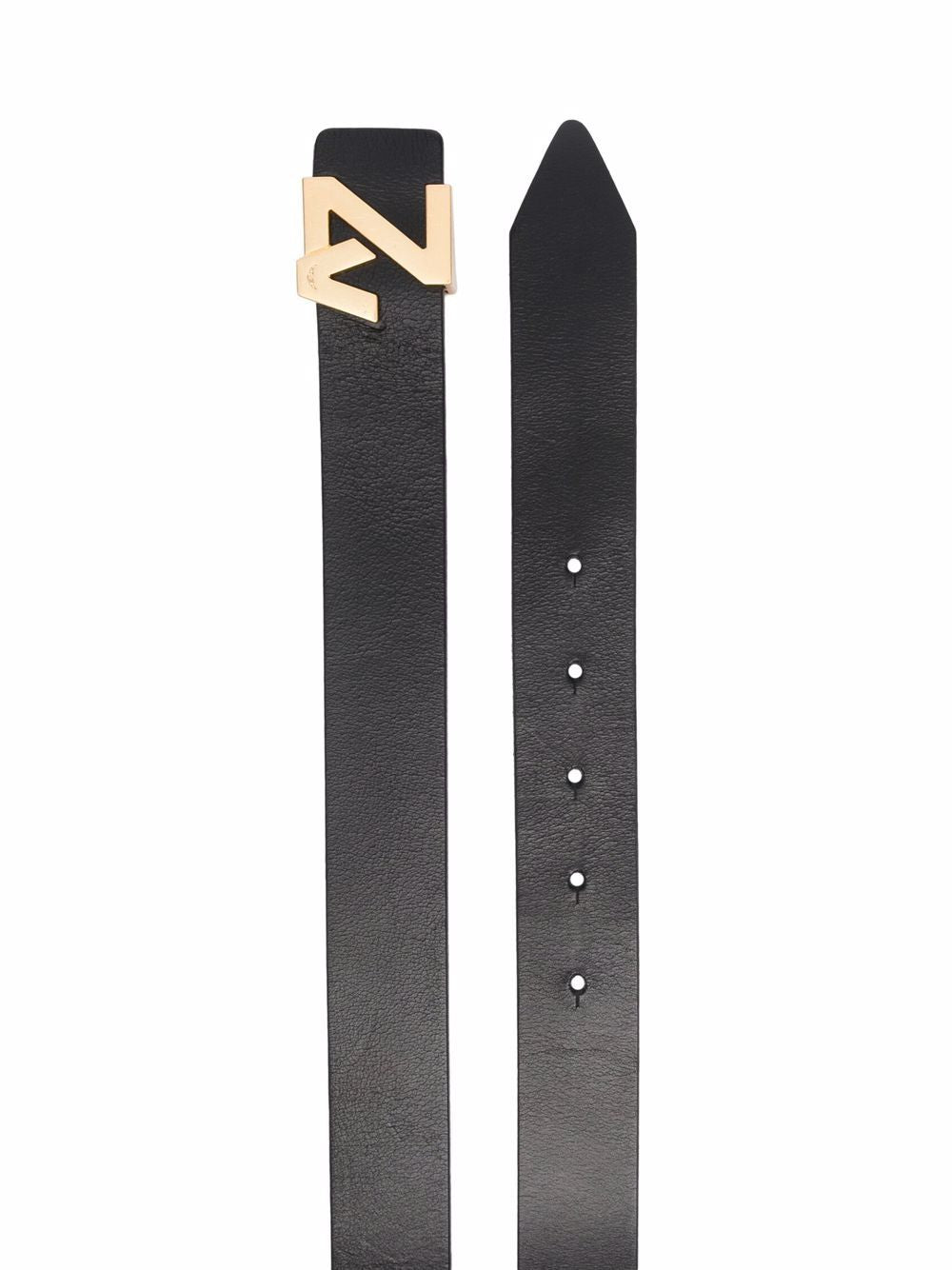 Zadig&Voltaire logo bucklet belt