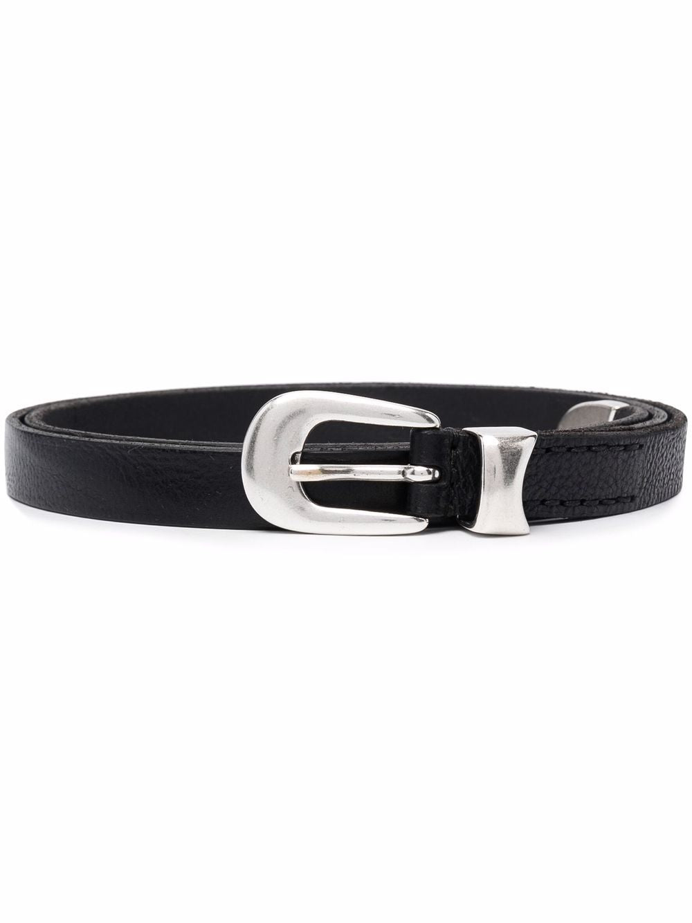 OUR LEGACY pin-buckle leather belt