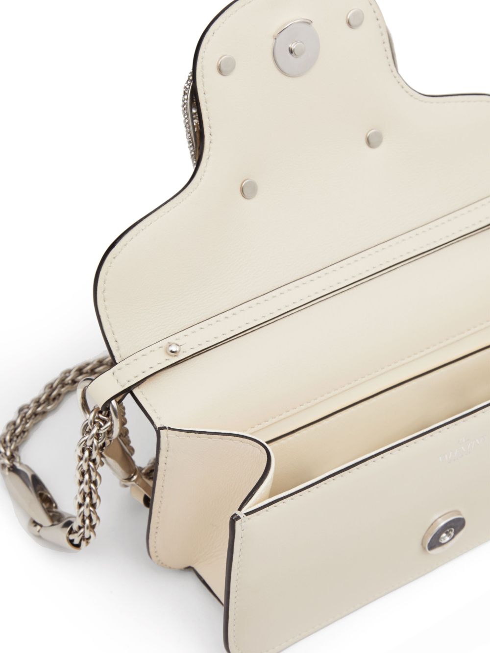 Valentino Garavani small Locò crystal-embellished shoulder bag