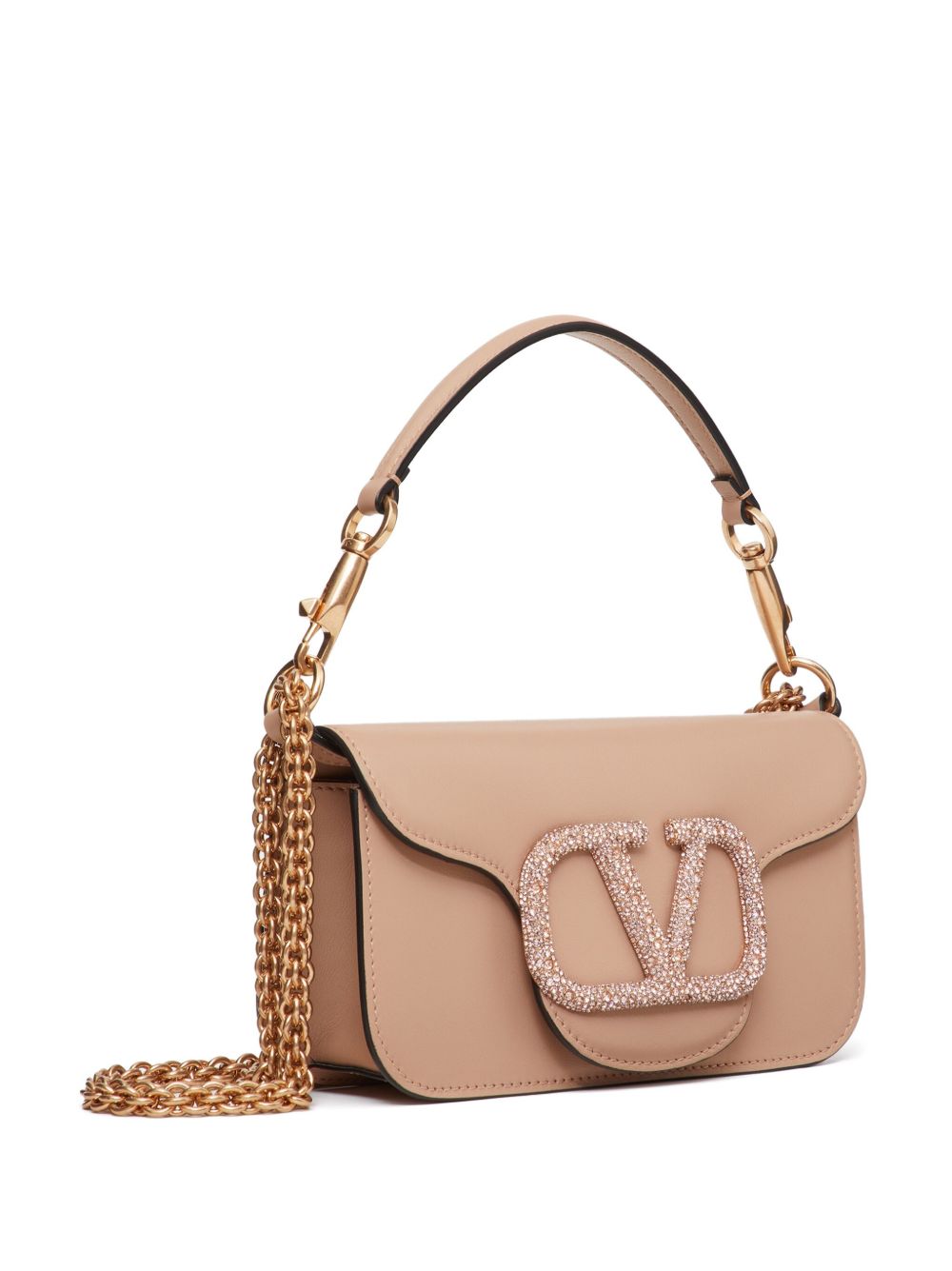 Valentino Garavani small Locò embellished shoulder bag