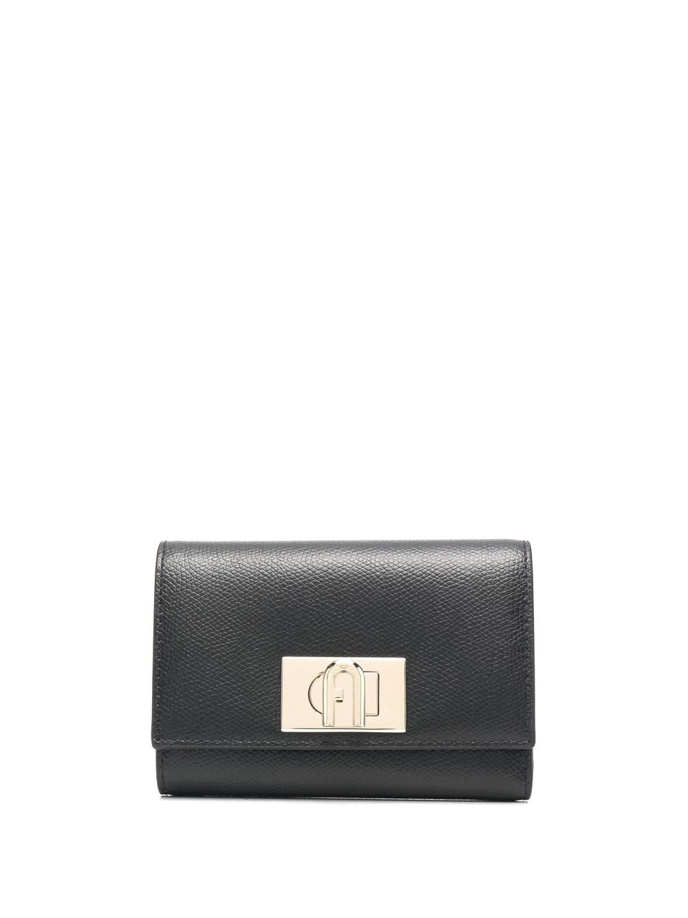 Furla 1927 grained-effect wallet