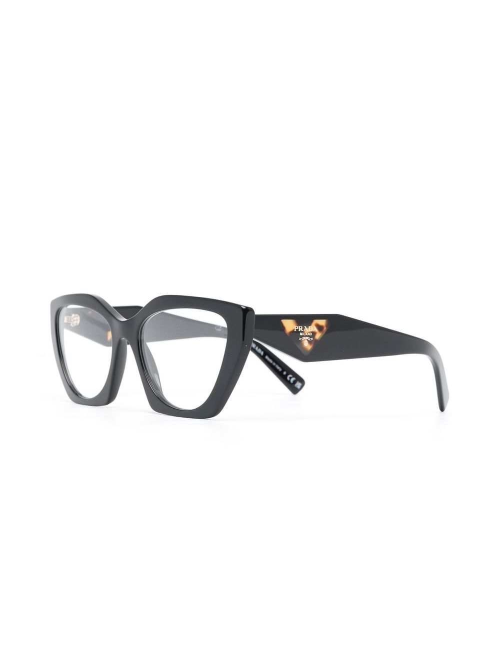 Prada Eyewear logo-engraved cat-eye glasses