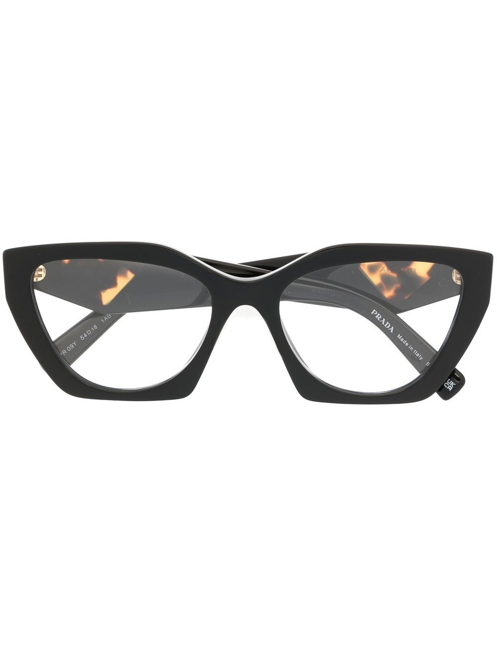 Prada Eyewear logo-engraved cat-eye glasses