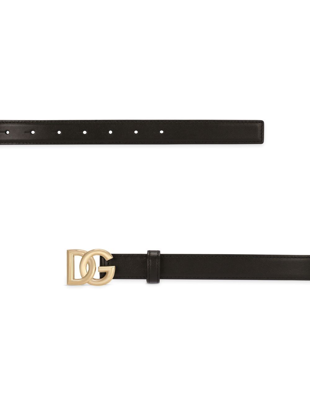 Dolce & Gabbana DG-logo leather belt