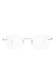 Cartier Eyewear engraved-logo frameless glasses