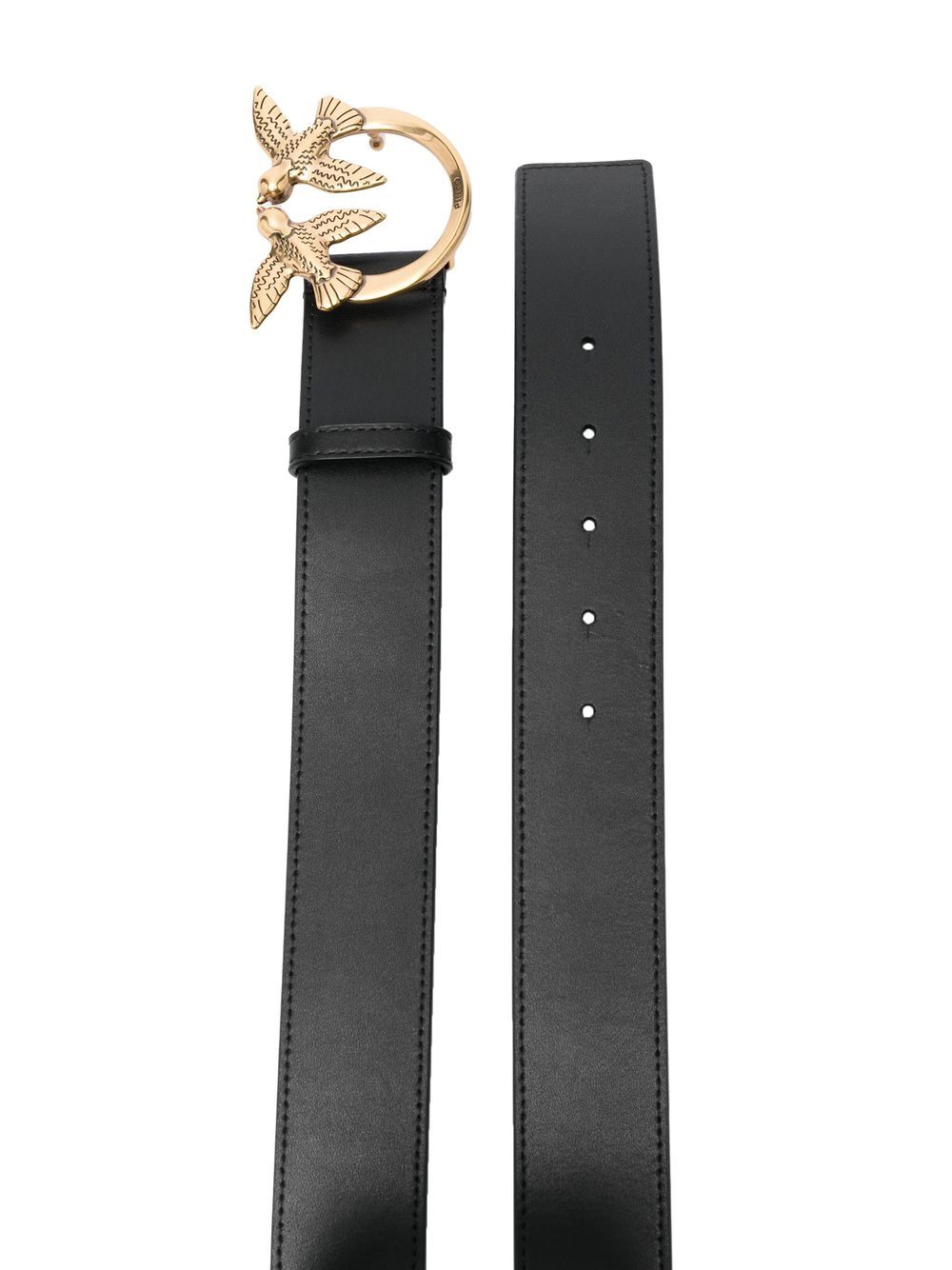 Ceinture en cuir avec plaque logo PINKO Love Berry 