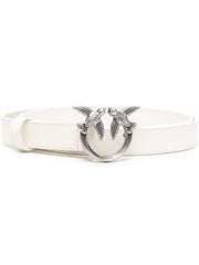 Ceinture en cuir avec plaque logo PINKO Love Berry 