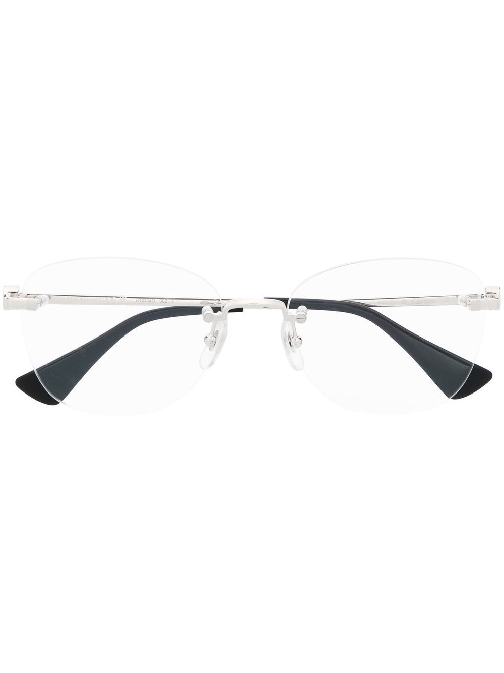 Cartier Eyewear round-frame rimless glasses