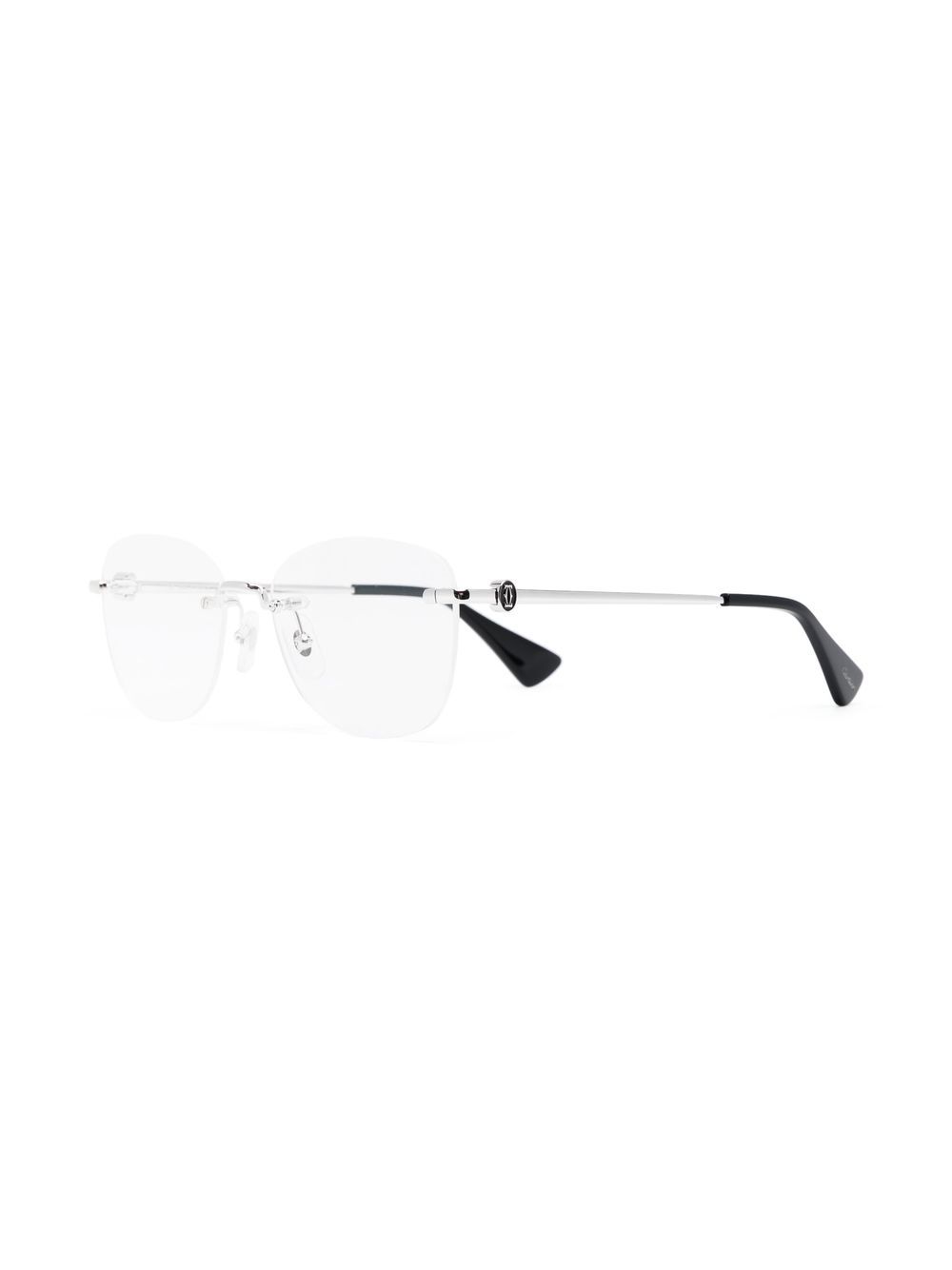 Cartier Eyewear round-frame rimless glasses