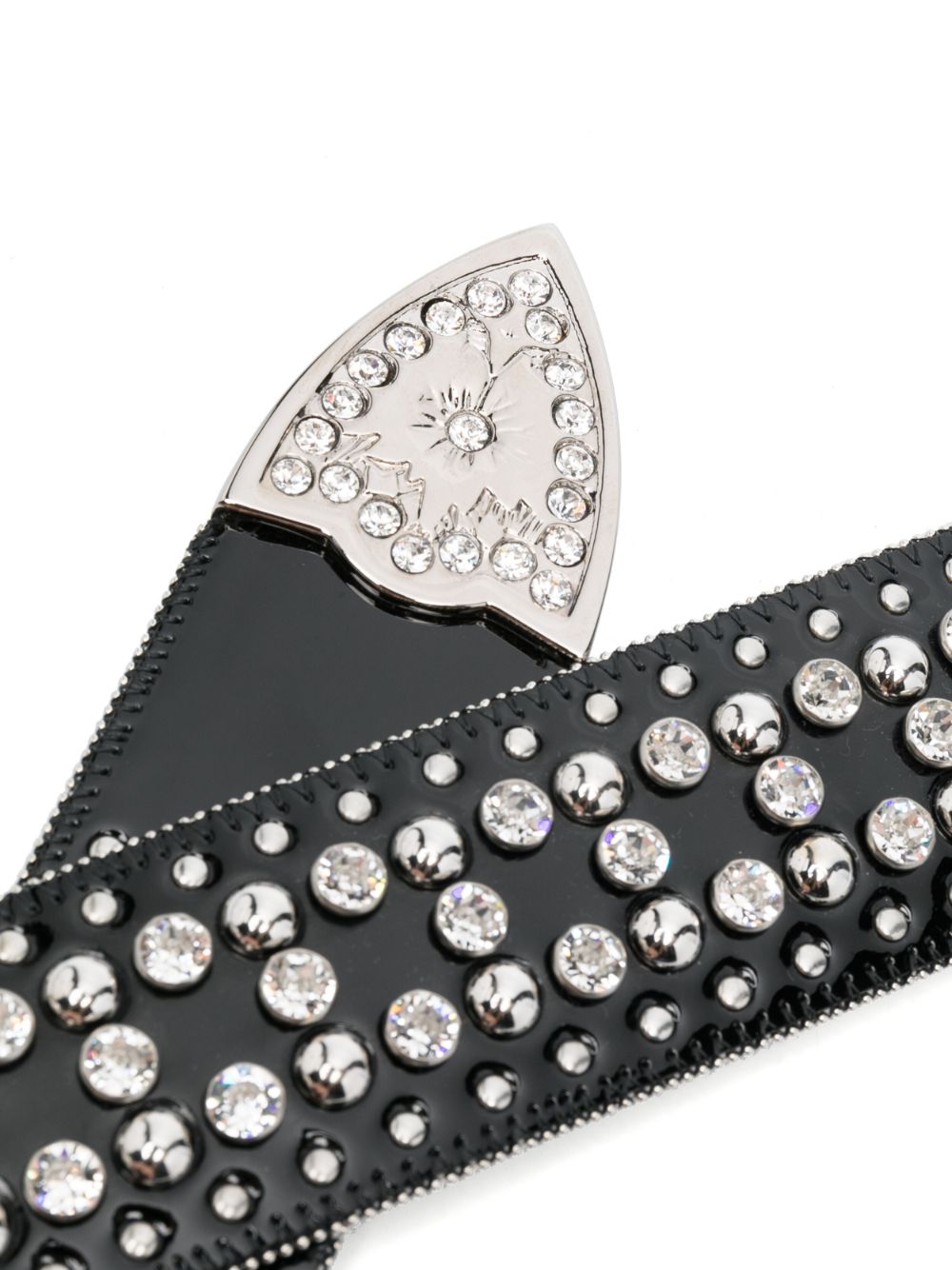 Ceinture en cuir ornée de cristaux Philipp Plein 