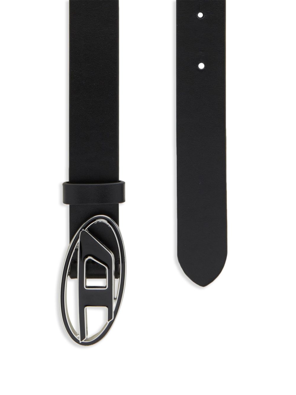 Diesel 1DR logo-buckle leather belt