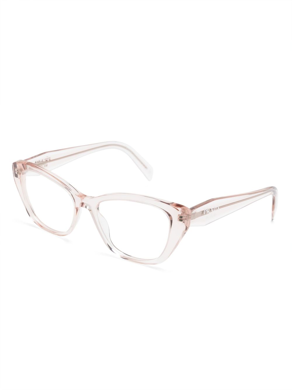 Prada Eyewear transparent cat-eye glasses