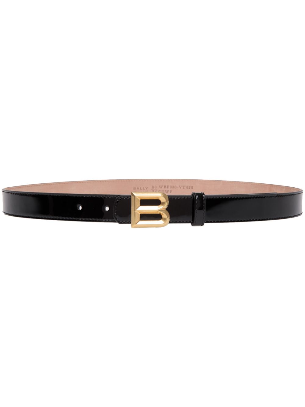 Ceinture en cuir avec boucle à logo Bally 