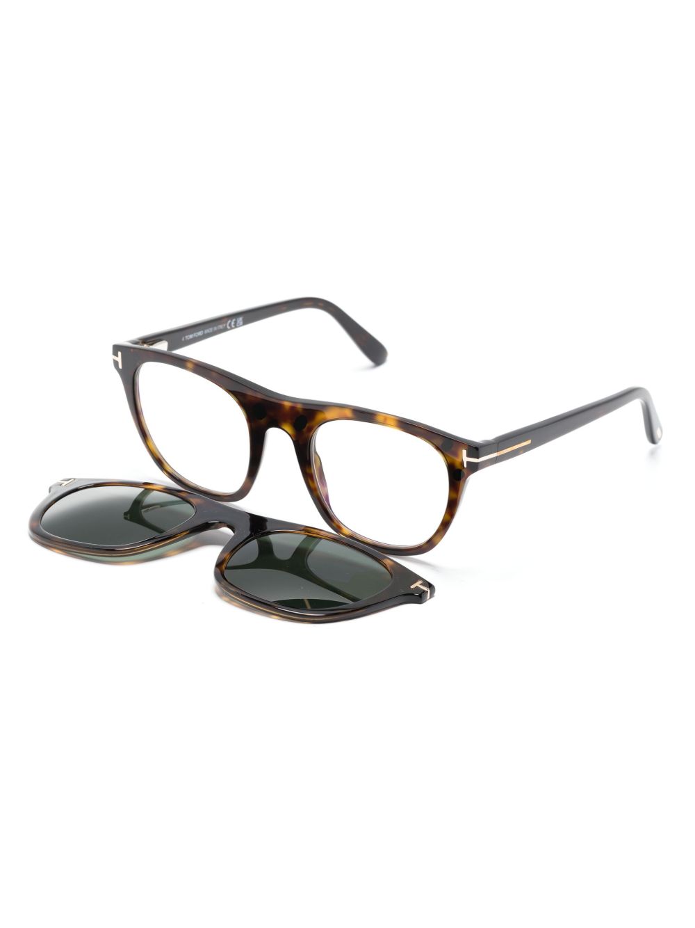 TOM FORD Eyewear interchangeable-frame tortoiseshell glasses