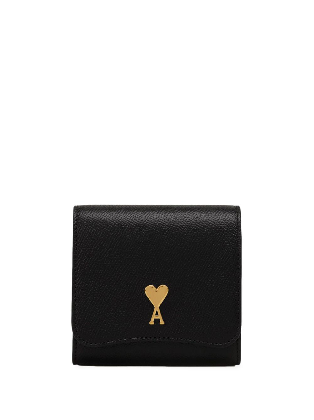 AMI Paris Paris Paris compact leather wallet