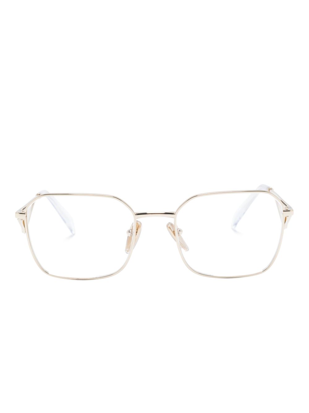 Prada Eyewear triangle-logo square-frame glasses