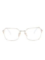 Prada Eyewear triangle-logo square-frame glasses