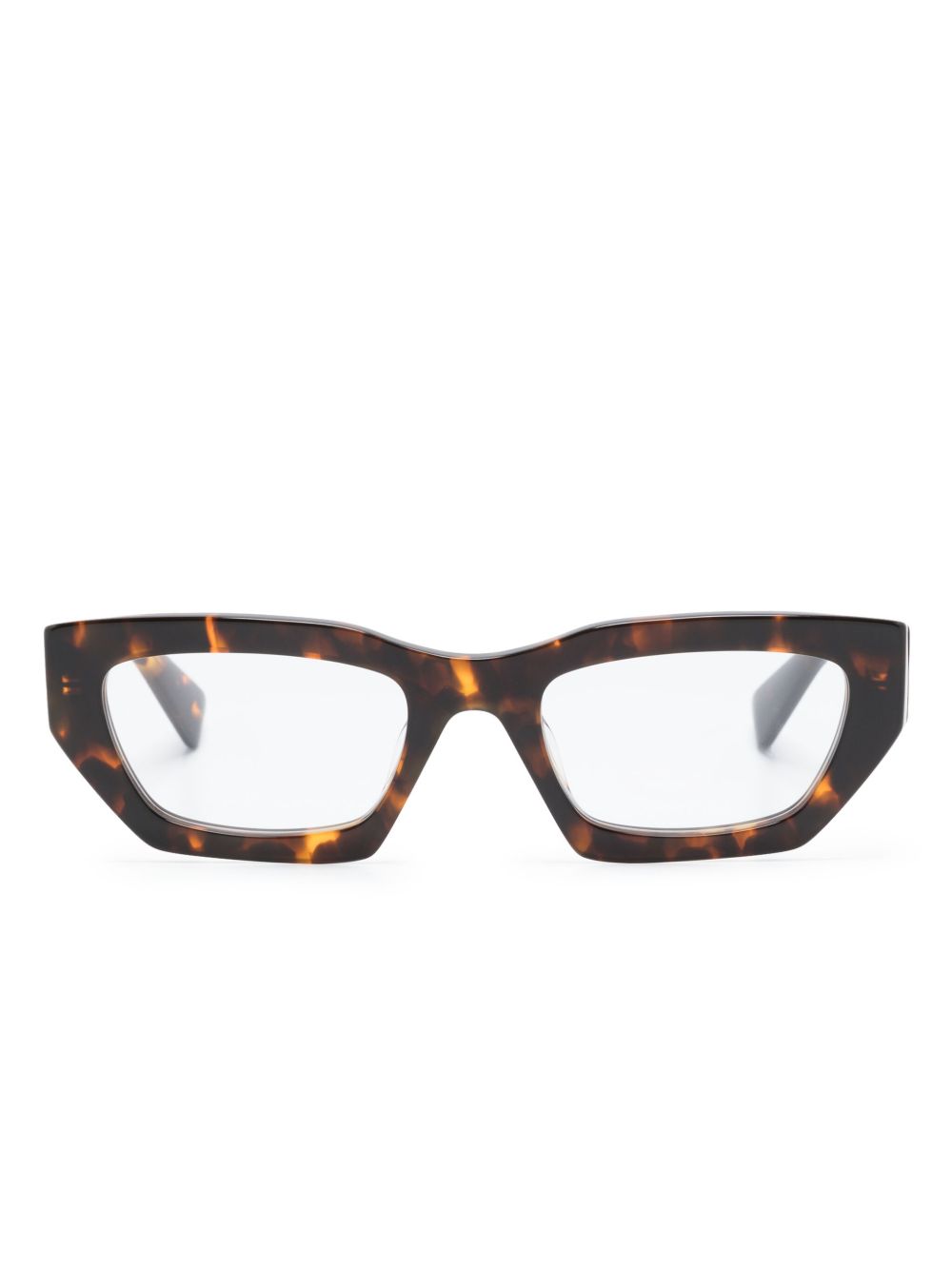 Miu Miu Eyewear tortoiseshell-effect rectangle-frame glasses