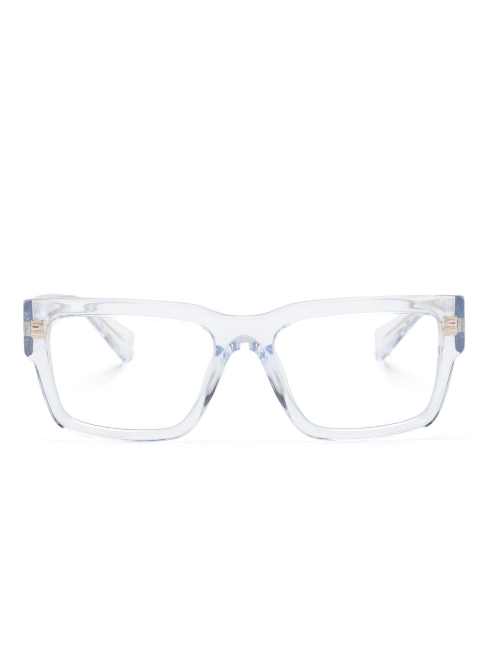 Miu Miu Eyewear logo-plaque square-frame glasses