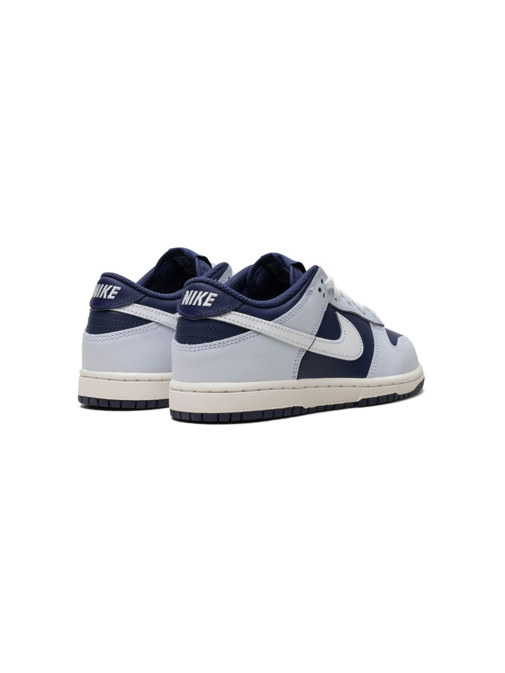 Nike Kids Dunk Low "Football Grey/Midnight Navy/Summit White" sneakers