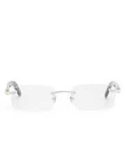 Lunettes de soleil rectangulaires Cartier Eyewear C Décor 