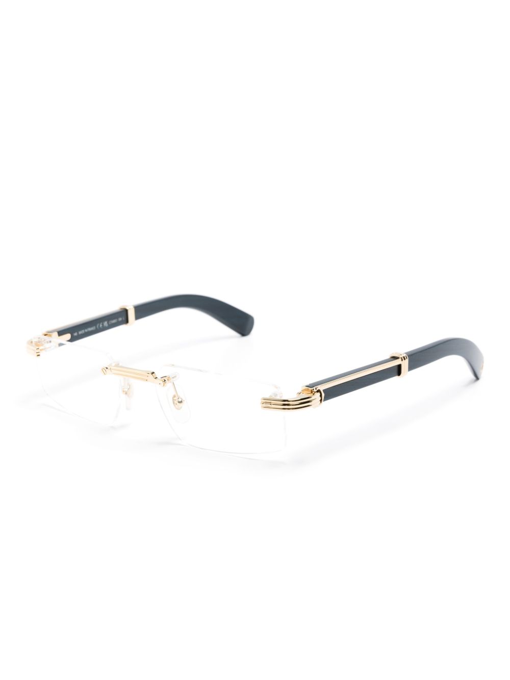 Lunettes de vue rectangulaires sans monture Cartier Eyewear 