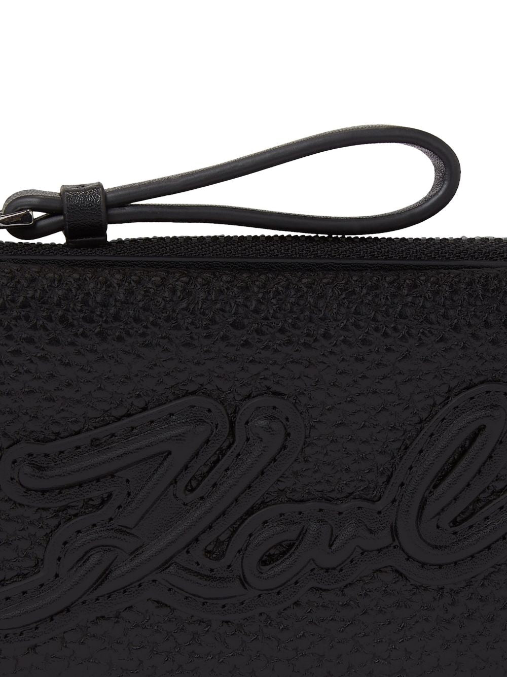 Karl Lagerfeld K/Skuare Grainy zip wallet