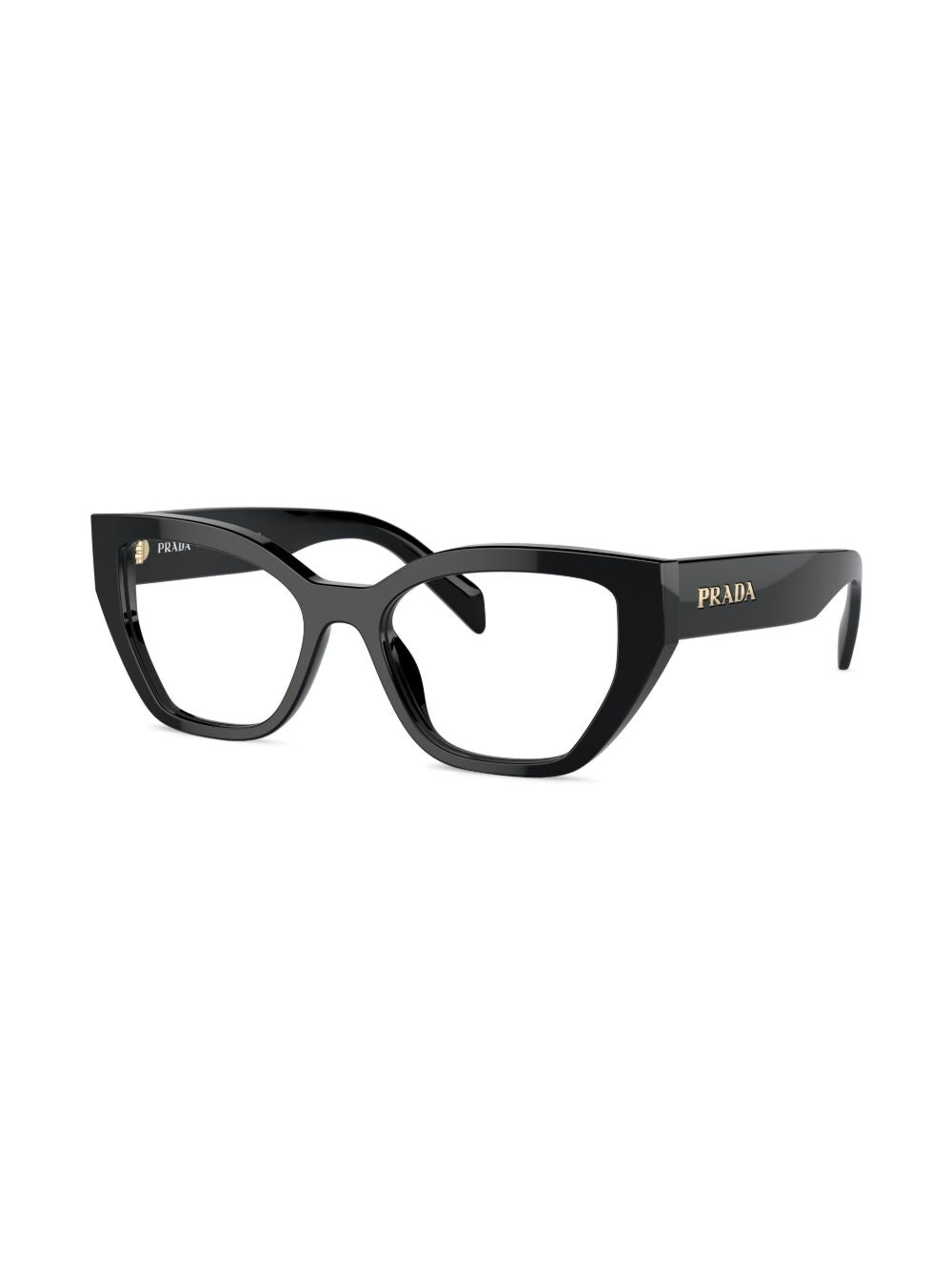 Prada Eyewear matte geometric-frame glasses