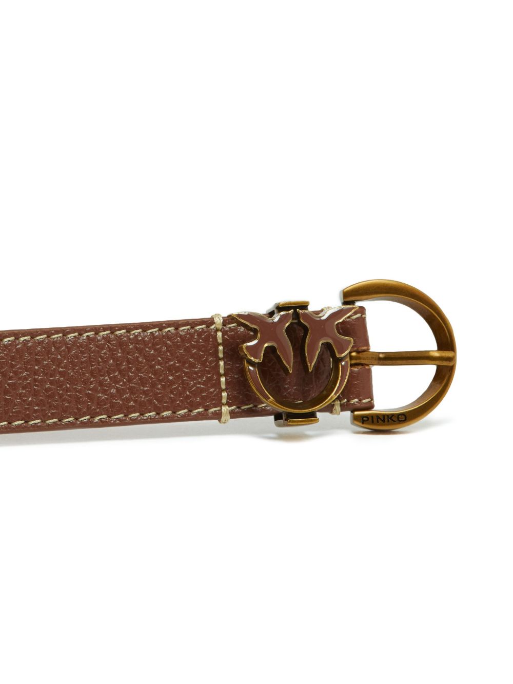 PINKO Tamboril H2.5 leather belt