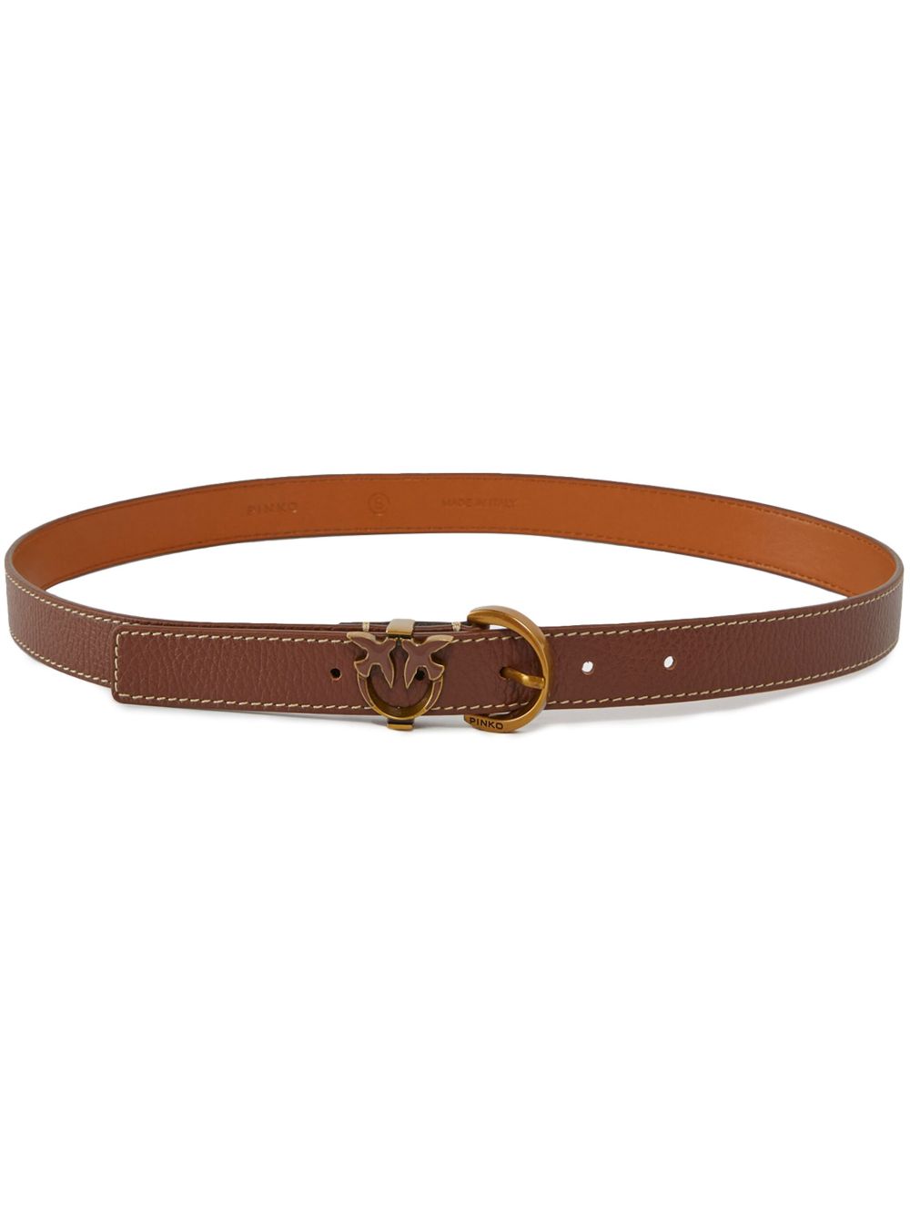 PINKO Tamboril H2.5 leather belt