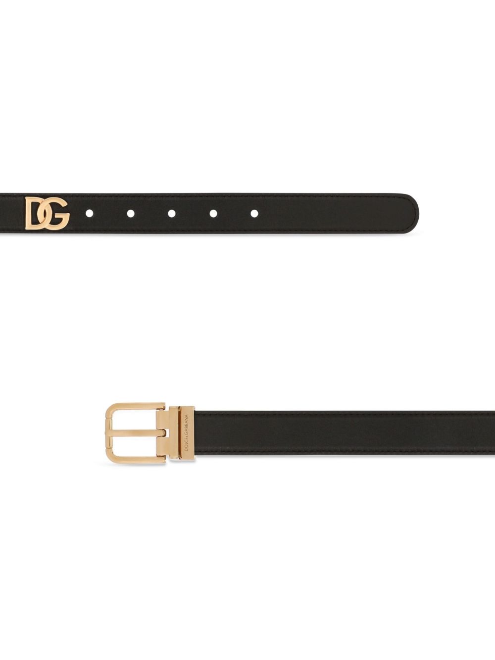 Dolce & Gabbana logo-plaque belt