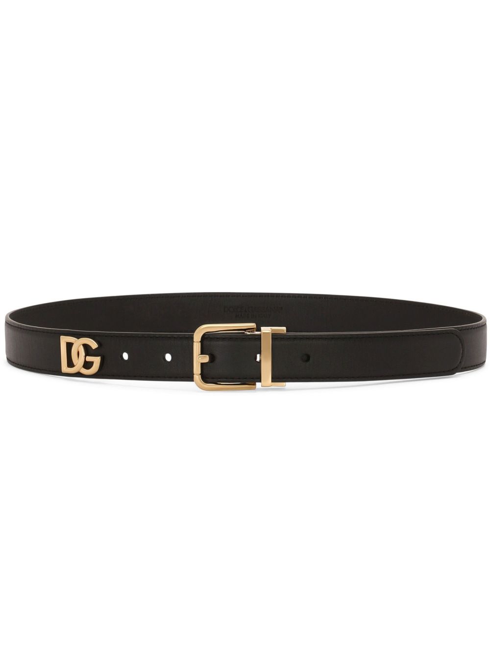 Dolce & Gabbana logo-plaque belt