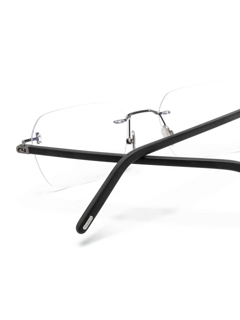 TOM FORD Eyewear rectangular rimless glasses