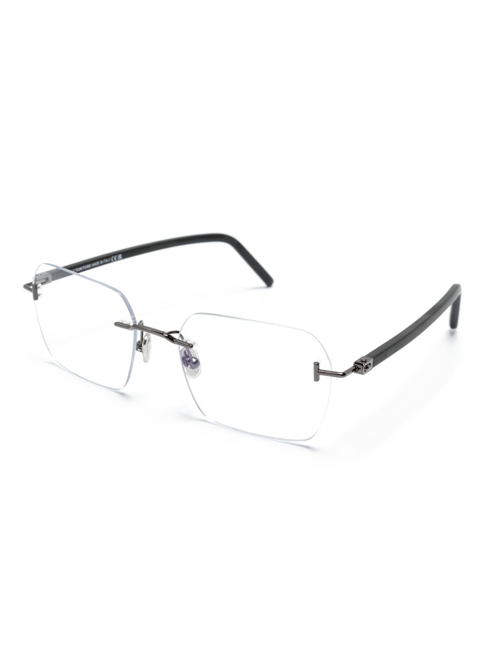 TOM FORD Eyewear rectangular rimless glasses