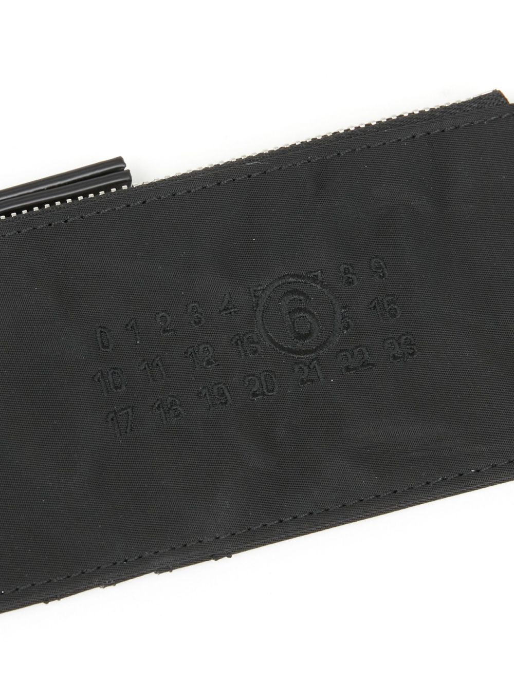 MM6 Maison Margiela debossed logo cardholder