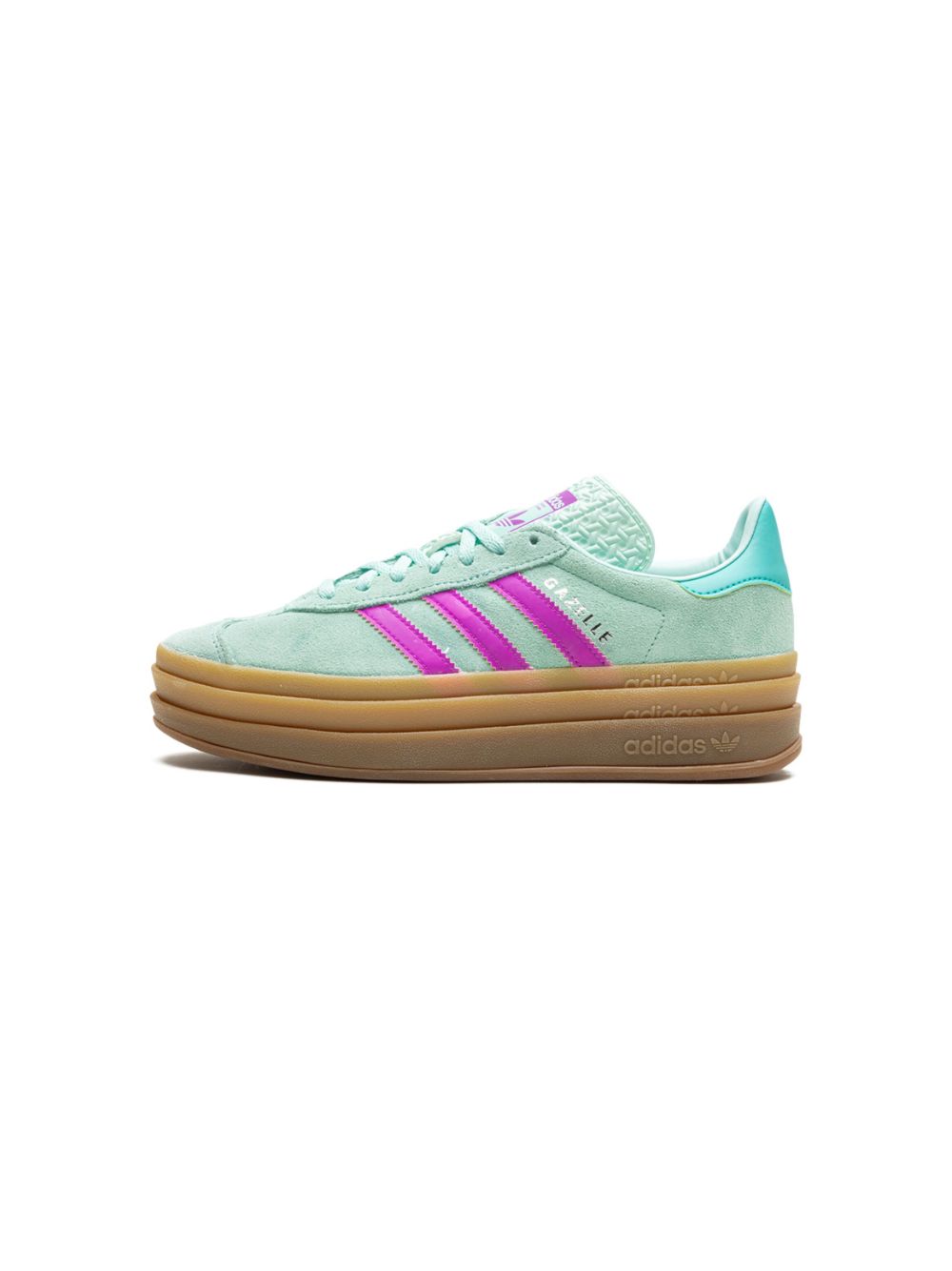 adidas Kids Gazelle Bold "Turqoise/Pink" sneakers