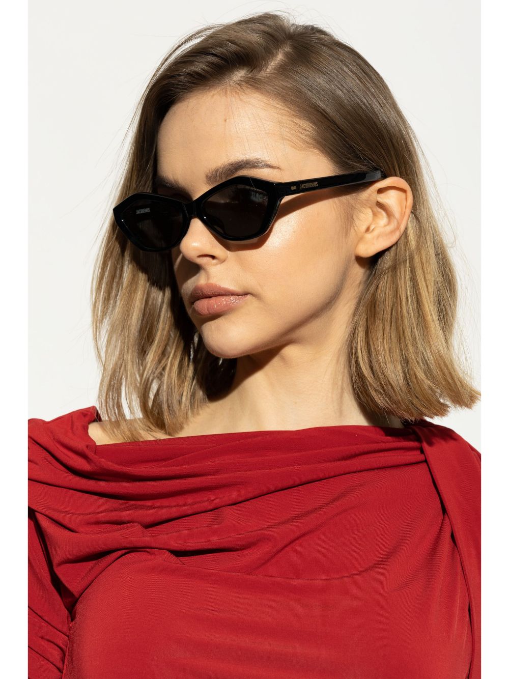 Lunettes de soleil à monture géométrique Jacquemus Bambino 