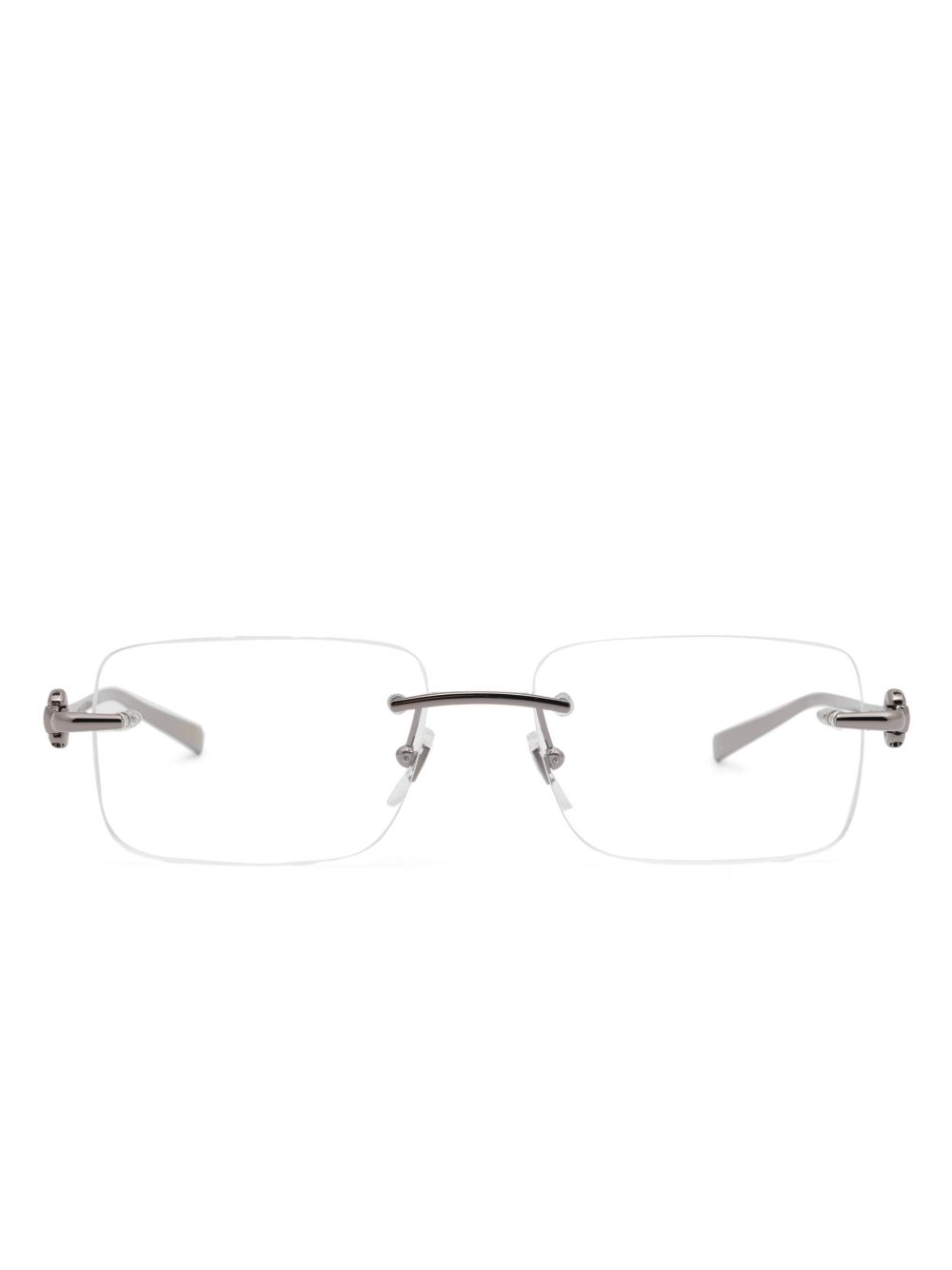 Gucci Eyewear logo-engraved rimless glasses