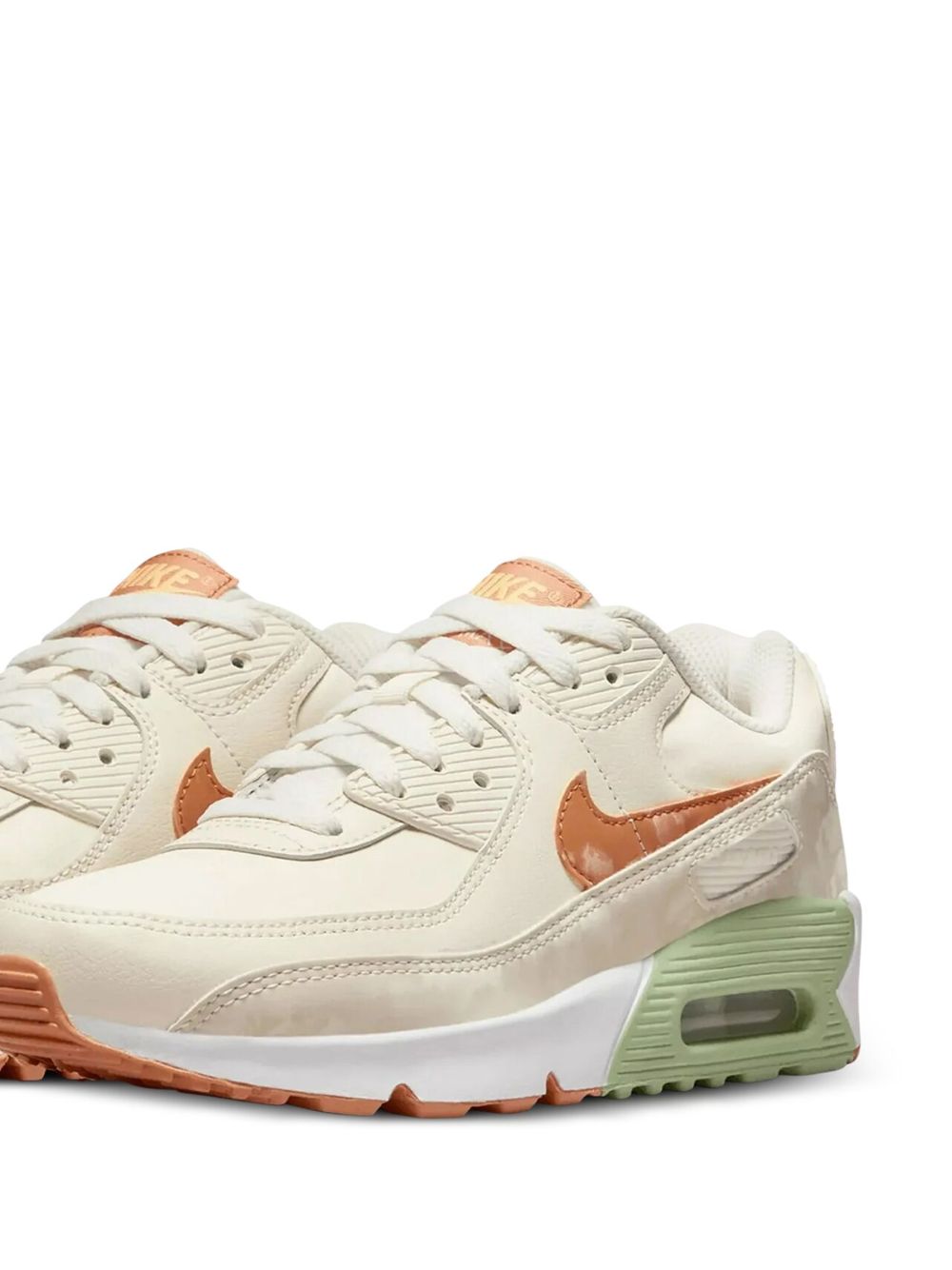 Nike Kids Air Max 90 "Pale Ivory Honeydew" sneakers