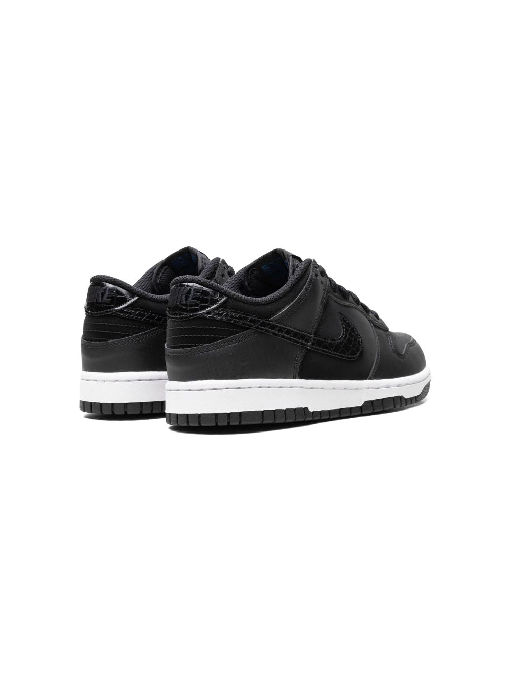 Nike Kids Dunk Low SE "Black Croc" sneakers